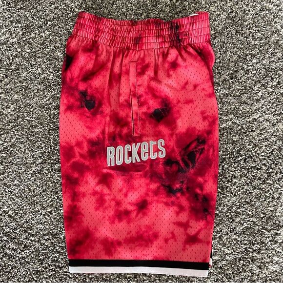 Mitchell & Ness Swingman NBA Houston Rockets Shorts Men’s Sz S - Picture 1 of 12